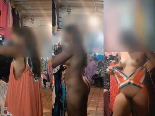 Jaisalmer Viral Girl Latest Full Nude Dress Changing in Clothing store With Clear Hindi Audio