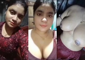 Desi Vlg Girl Shows Boobs big ????
