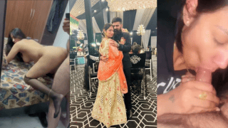 Newly Married Wife Viral MMS Leak. Gives a Steamy BJ, Rides Reverse, Then Checks Her Ass in the Mirror